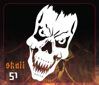 šablona skull 51