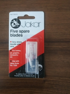 náhradní čepele pro skalpel JAKAR  balení po 5 ks 